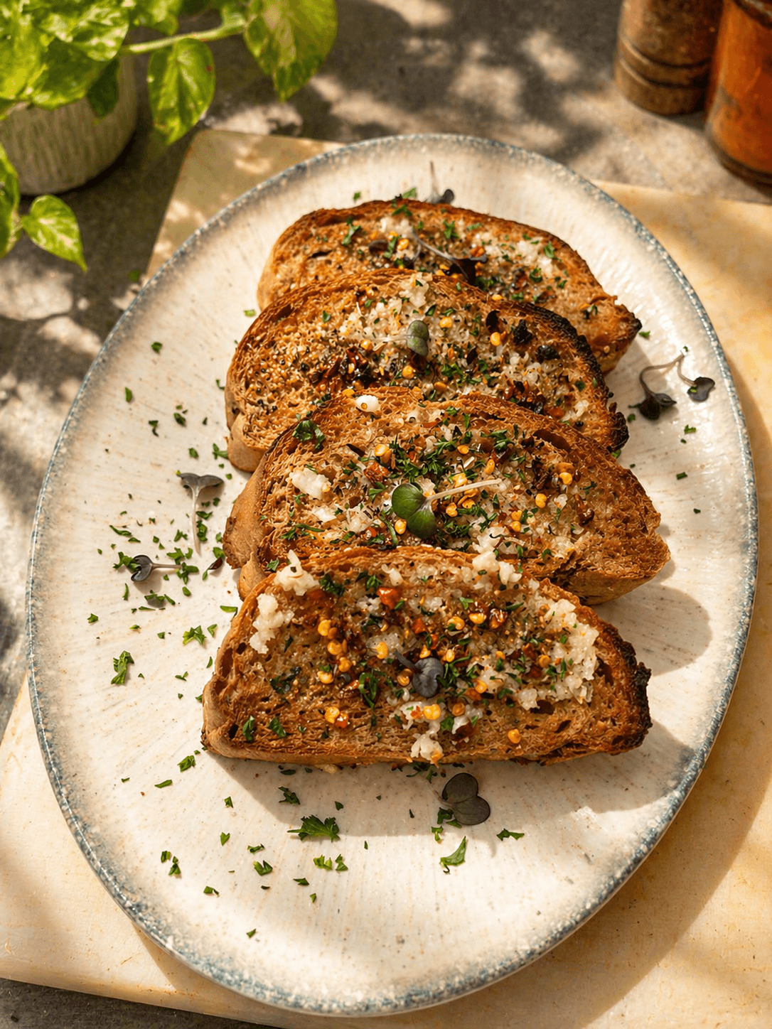 Garlic Bread at Snuzzles Cafe, Jayanagar
