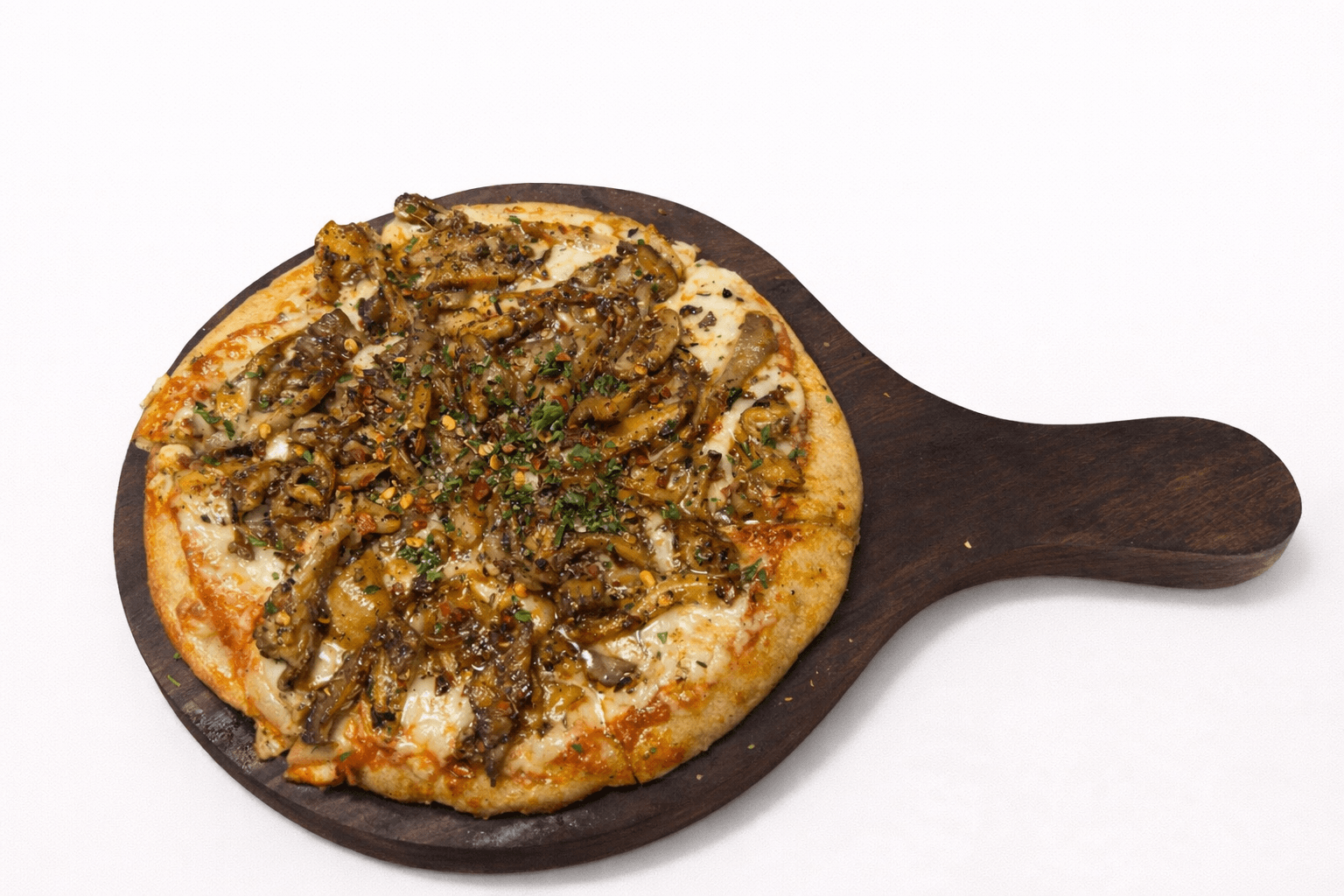 Mushroom Truffle Pizza at Snuzzles Cafe, Jayanagar
